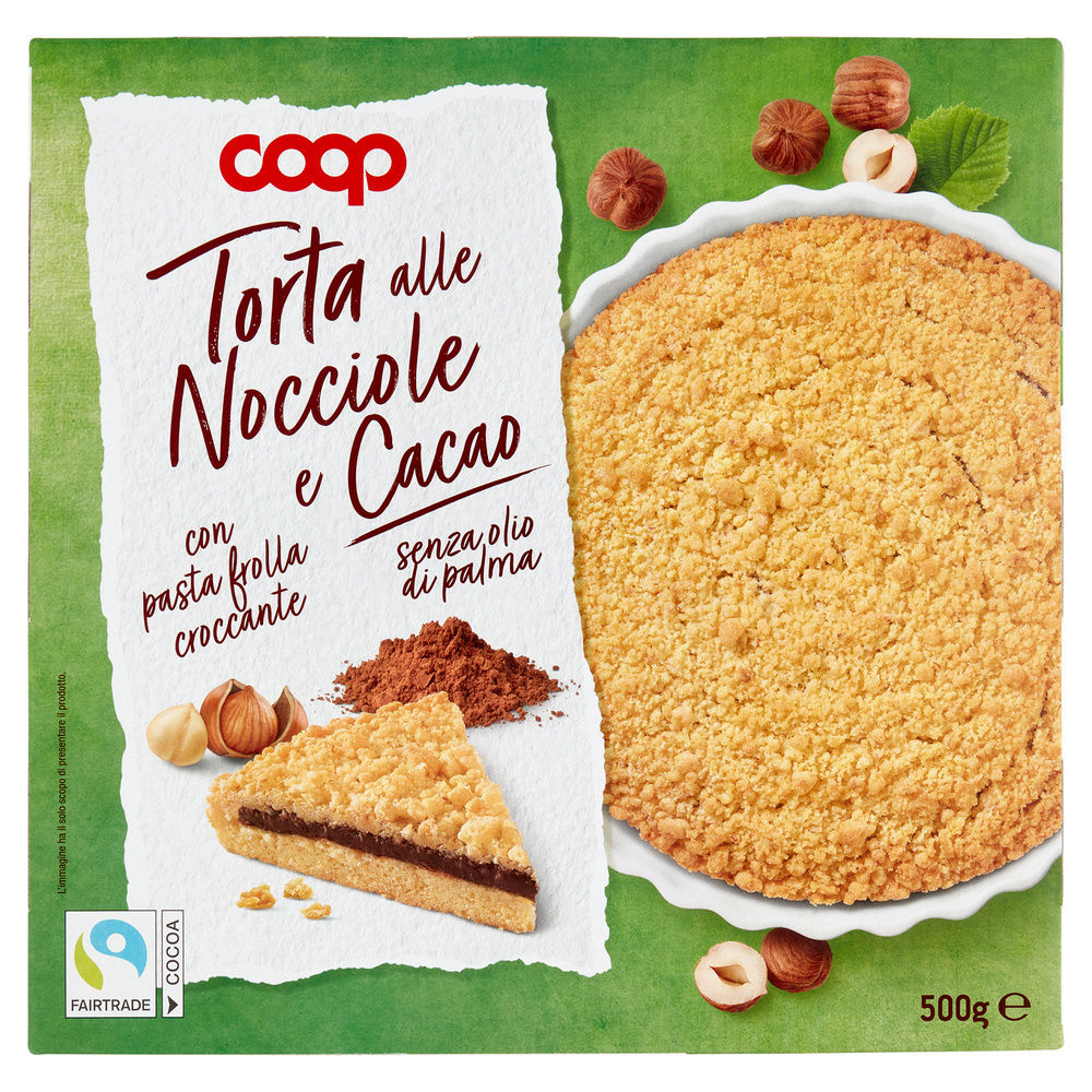 TORTA ALLE NOCCIOLE E CACAO COOP G 500 NO PALMA - 0