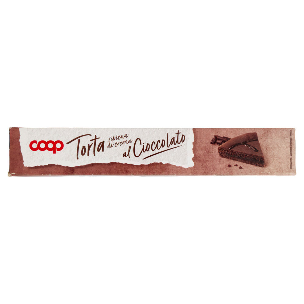 TORTA RIPIENA DI CREMA AL CIOCCOLATO COOP G 500 NO PALMA - 7