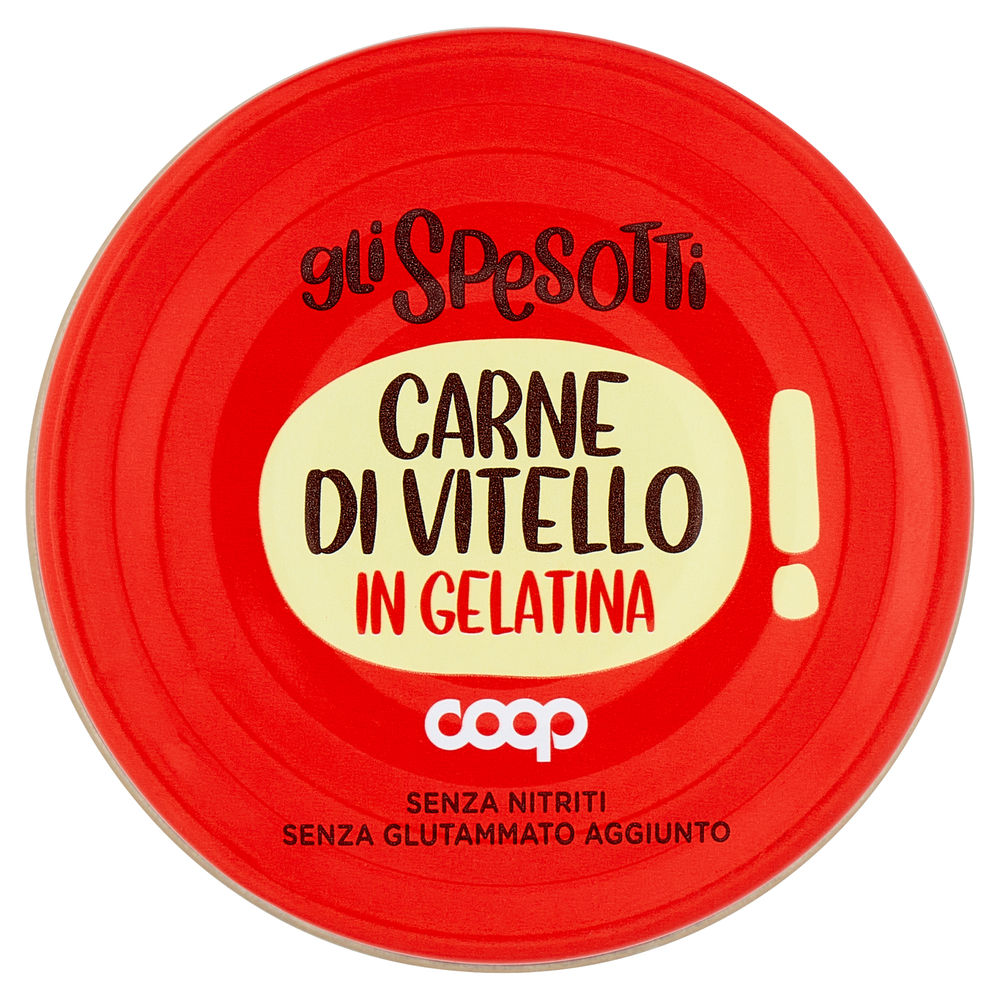 CARNE DI VITELLO IN GELATINA GLI SPESOTTI COOP LATTINA G140 - 0