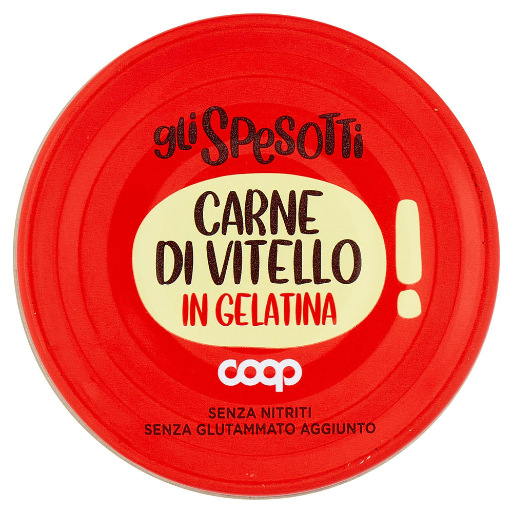 CARNE DI VITELLO IN GELATINA GLI SPESOTTI COOP LATTINA G140 - 2