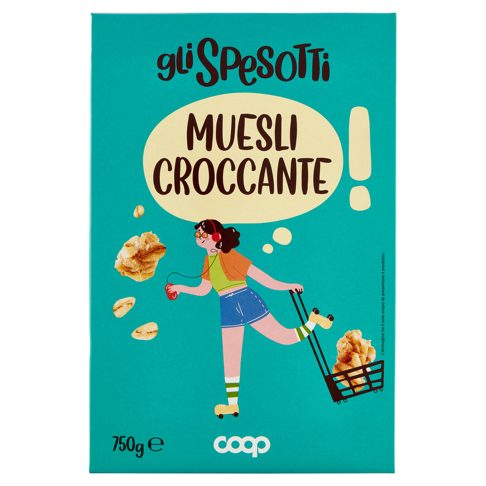 Muesli croccante gli spesotti coop g750