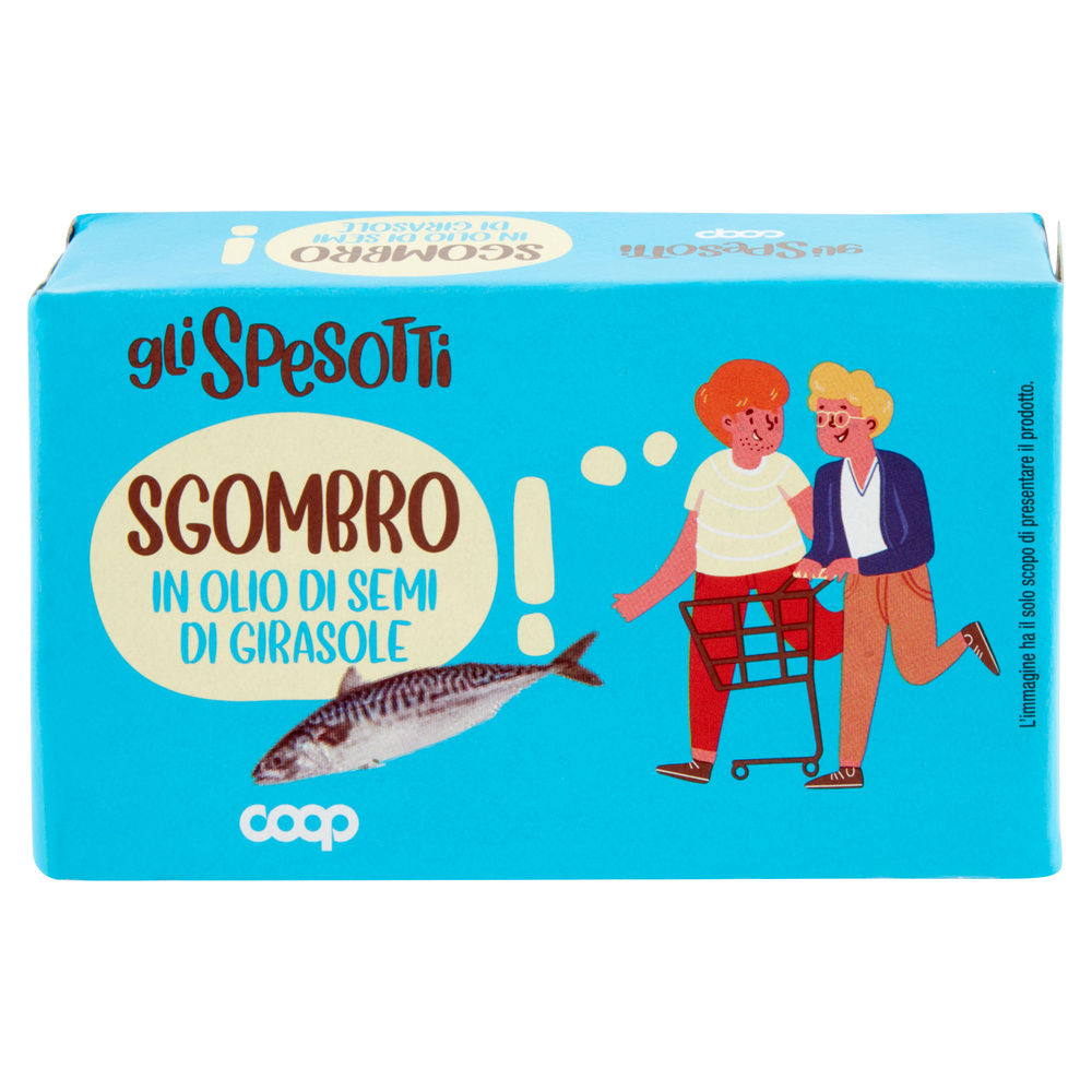 SGOMBRO IN OLIO SEMI DI GIRASOLE GLI SPESOTTI COOP LATTINA G 125 - 2