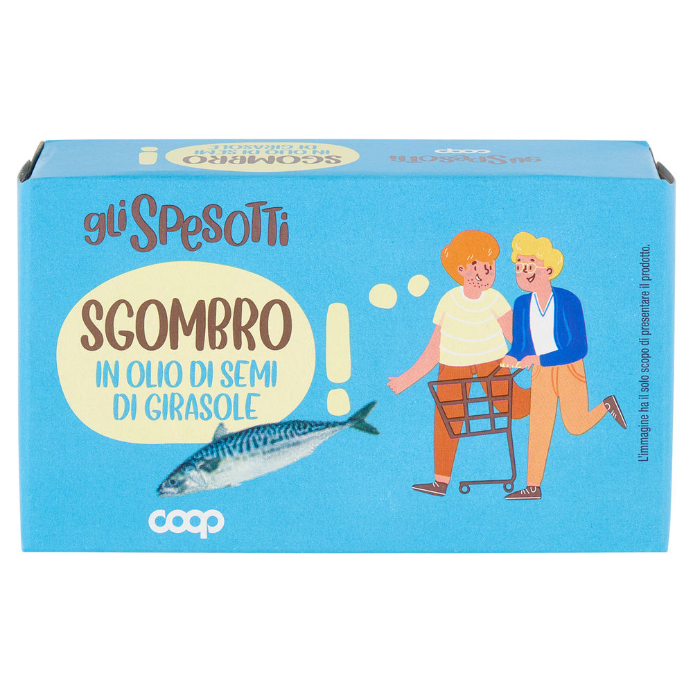SGOMBRO IN OLIO SEMI DI GIRASOLE GLI SPESOTTI COOP LATTINA G 125 - 11