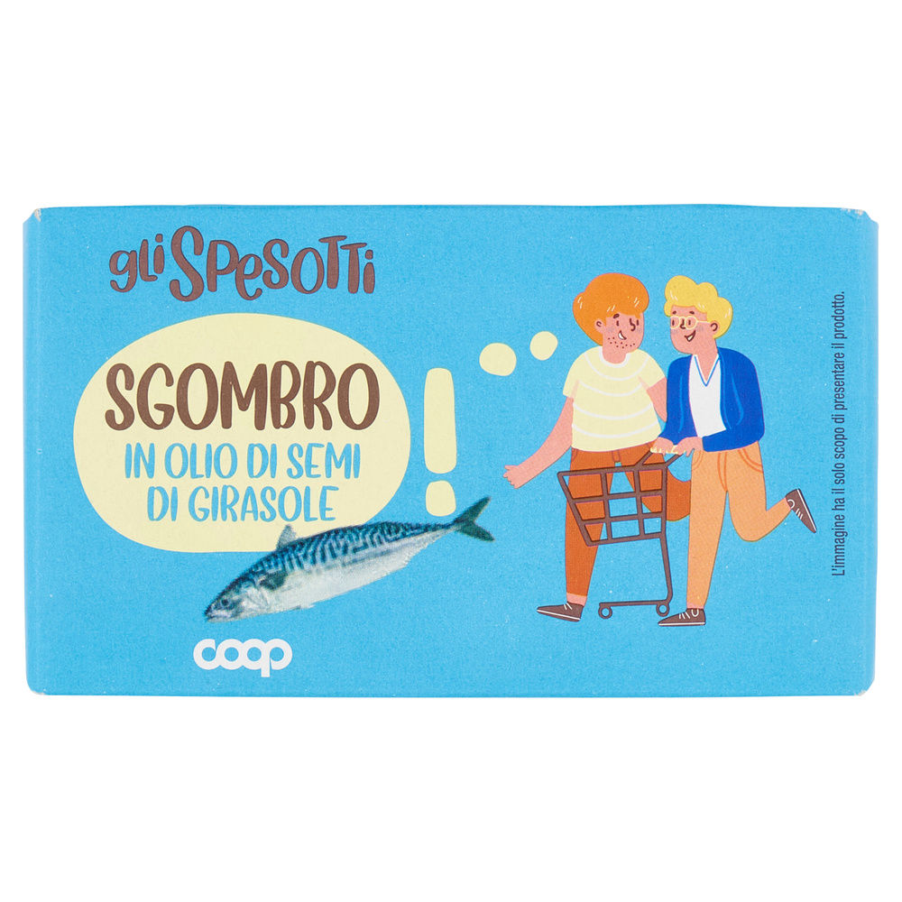 SGOMBRO IN OLIO SEMI DI GIRASOLE GLI SPESOTTI COOP LATTINA G 125 - 12