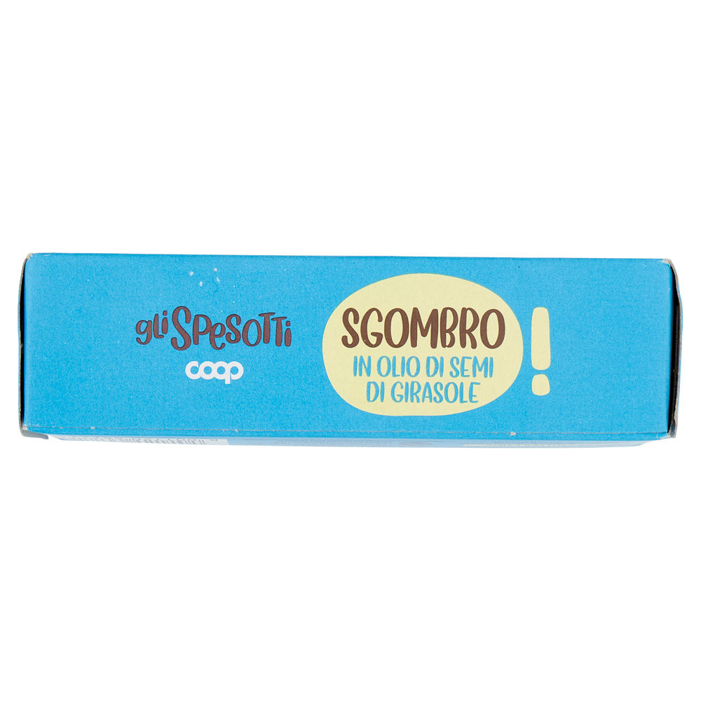 SGOMBRO IN OLIO SEMI DI GIRASOLE GLI SPESOTTI COOP LATTINA G 125 - 16