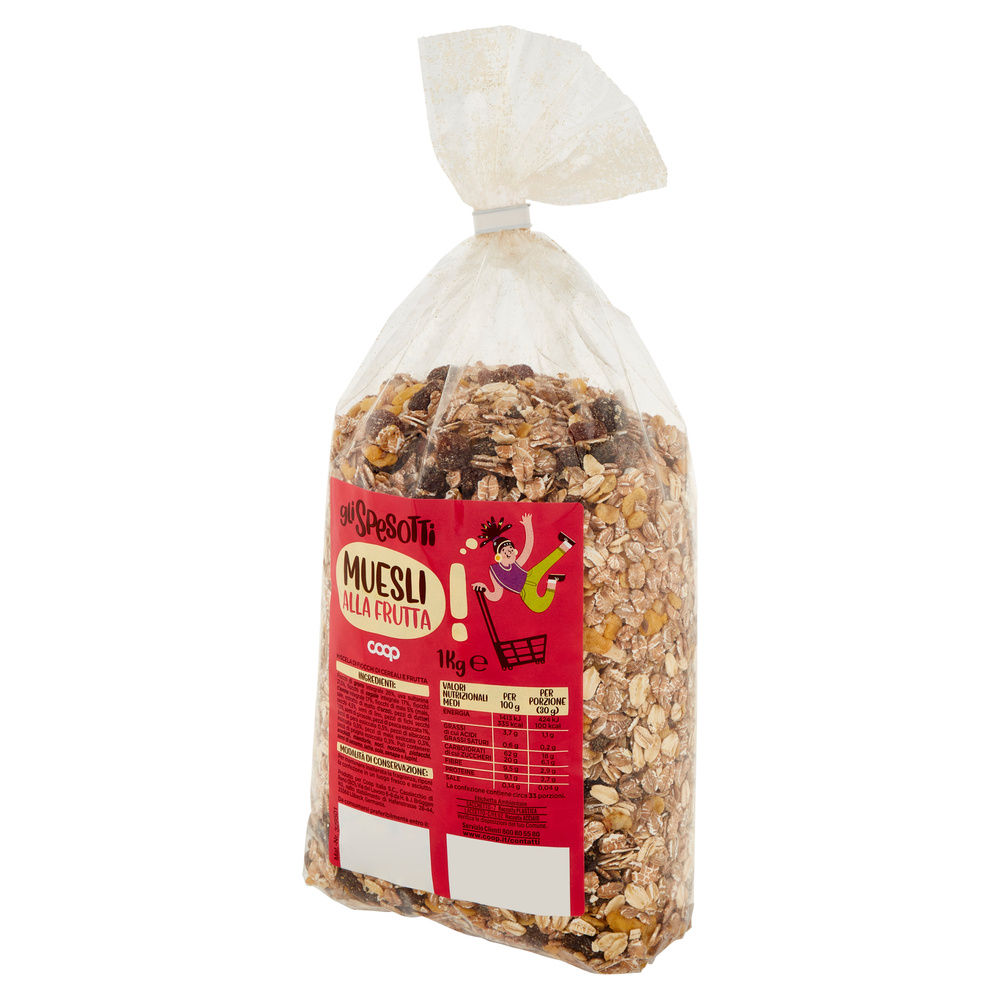 MUESLI ALLA FRUTTA GLI SPESOTTI COOP SACCHETTO KG1 - 7