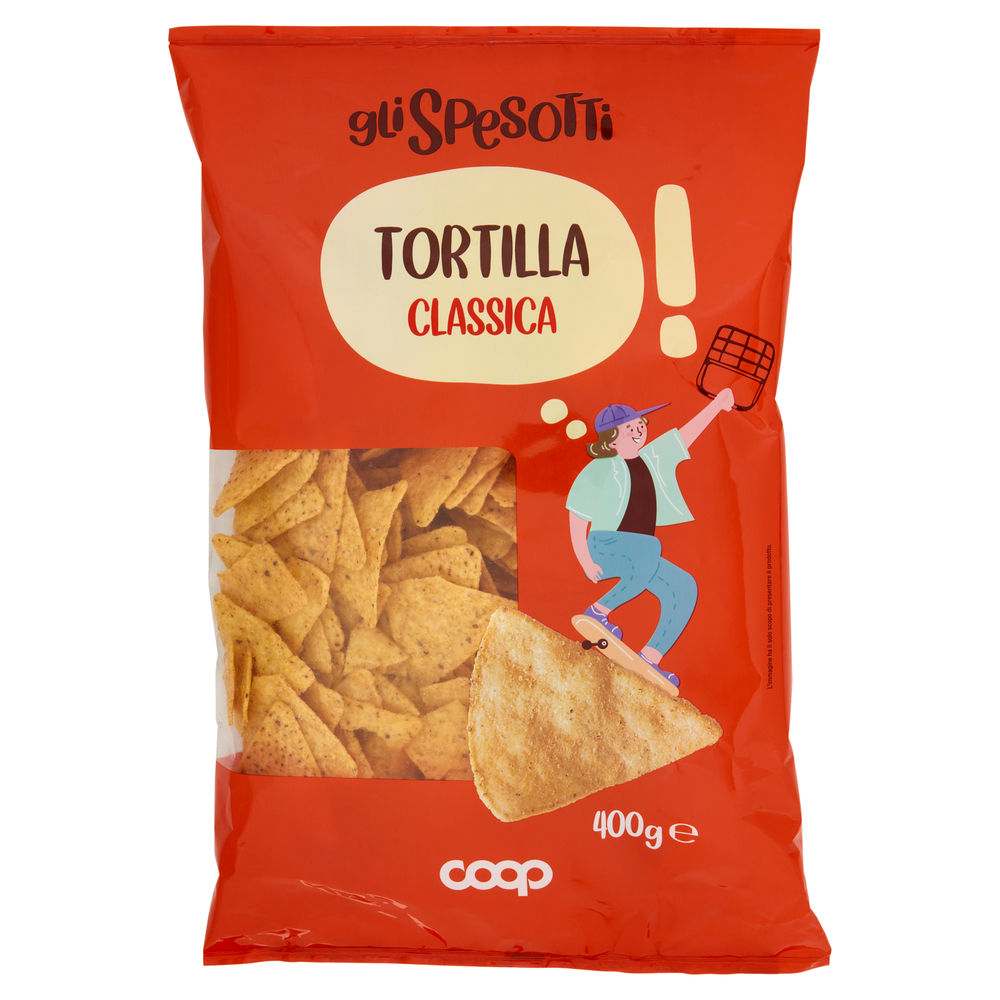 Tortilla classica gli spesotti coop sacchetto g 400