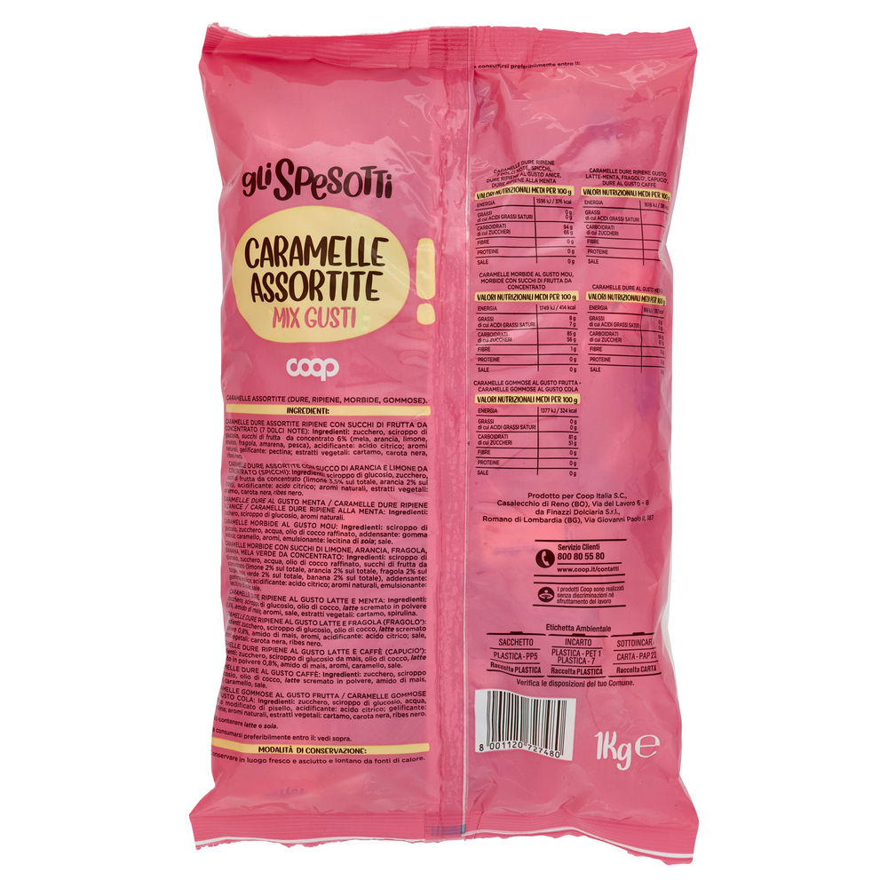 CARAMELLE ASSORTITE GLI SPESOTTI COOP SACCHETTO KG1 - 1