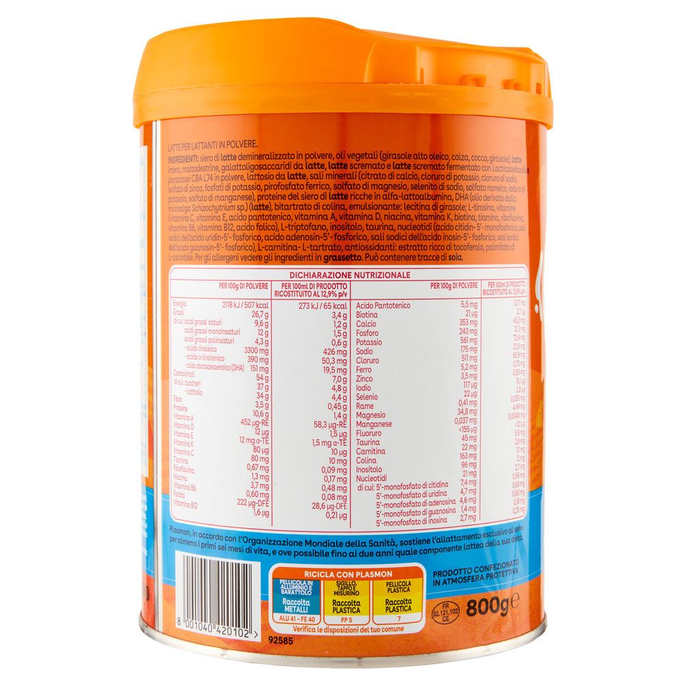 LATTE POLVERE 0-12 PLASMON G 800 - 2