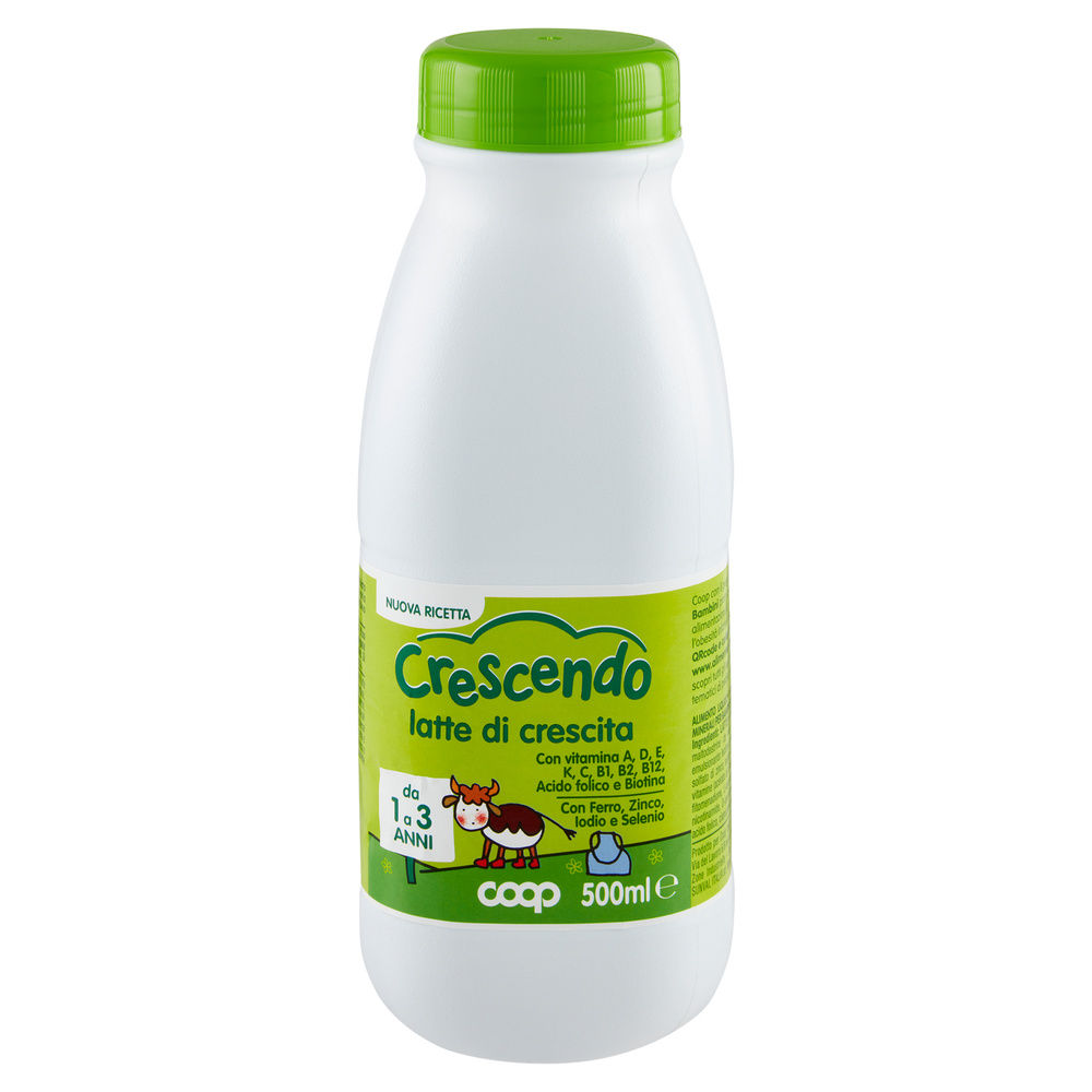 LATTE PER LA CRESCITA COOP CRESCENDO BOTTIGLIA ML 500 - 2