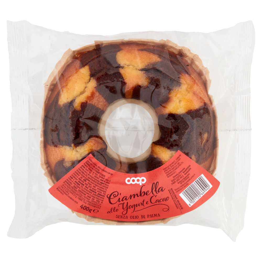 CIAMBELLA ALLO YOGURT E CACAO COOP G 400 - 4