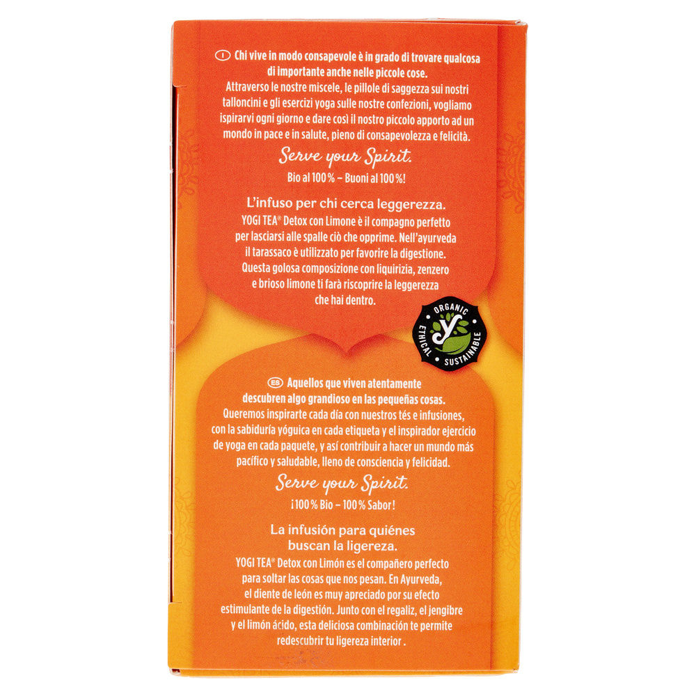 YOGI BIO DETOX C LIMON FILTRO GR30,6 - 6