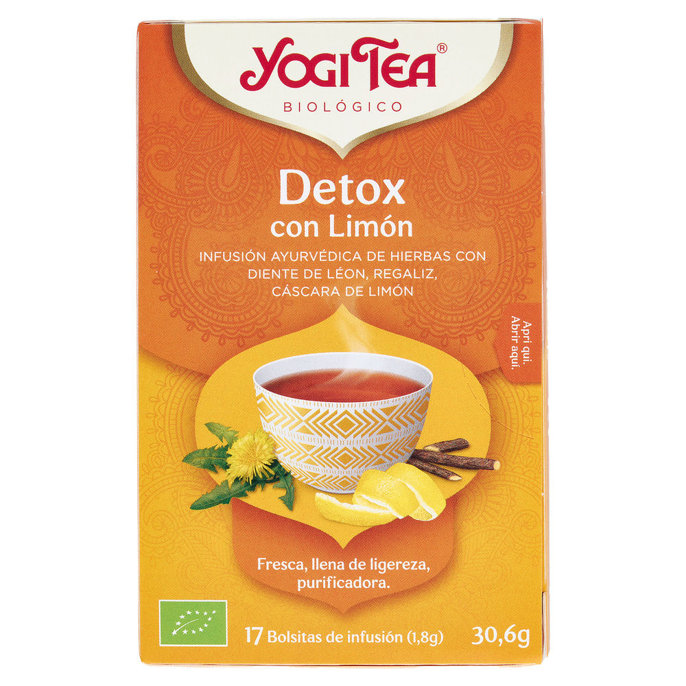 YOGI BIO DETOX C LIMON FILTRO GR30,6 - 21