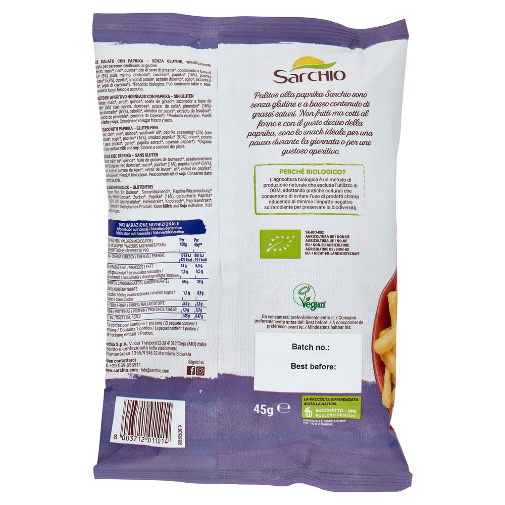 SG-PALITOS ALLA PAPRIKA BIO SARCHIO G 35 - 1