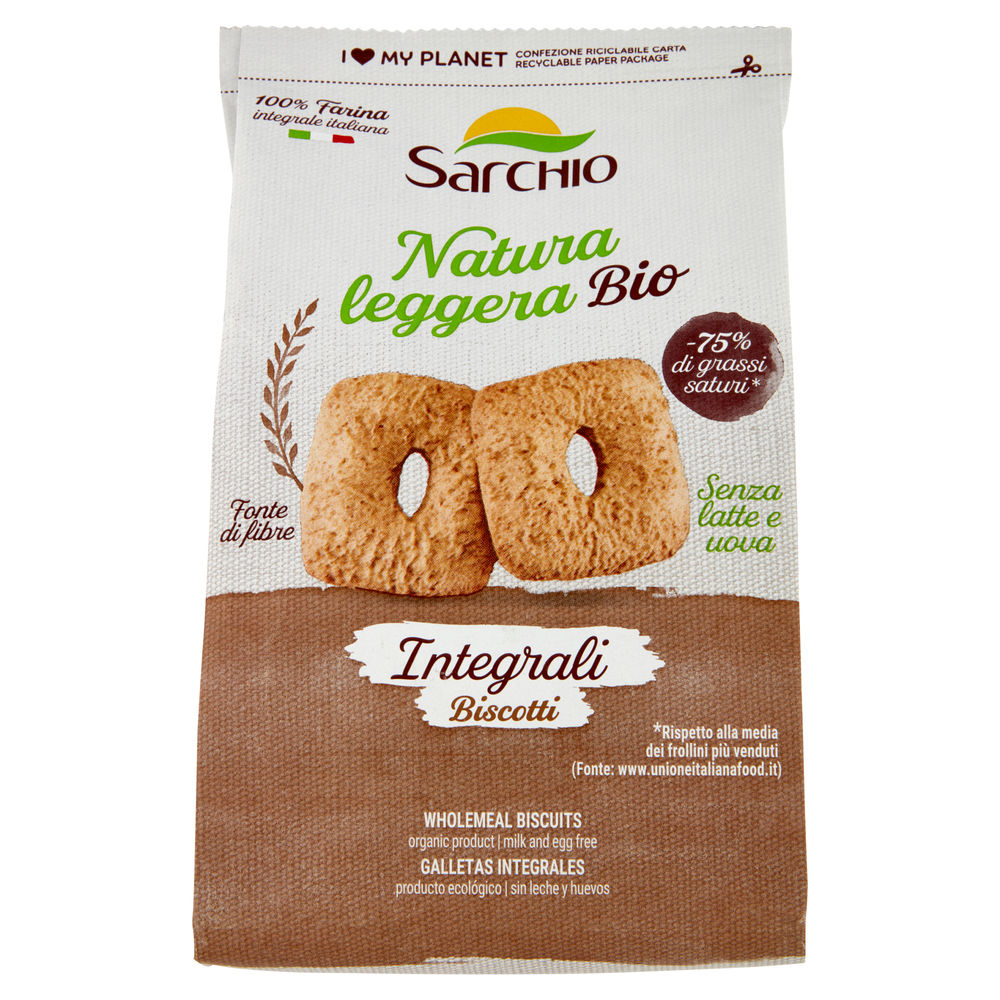 BISCOTTI INTEGRALI BIO SARCHIO G 250 - 0