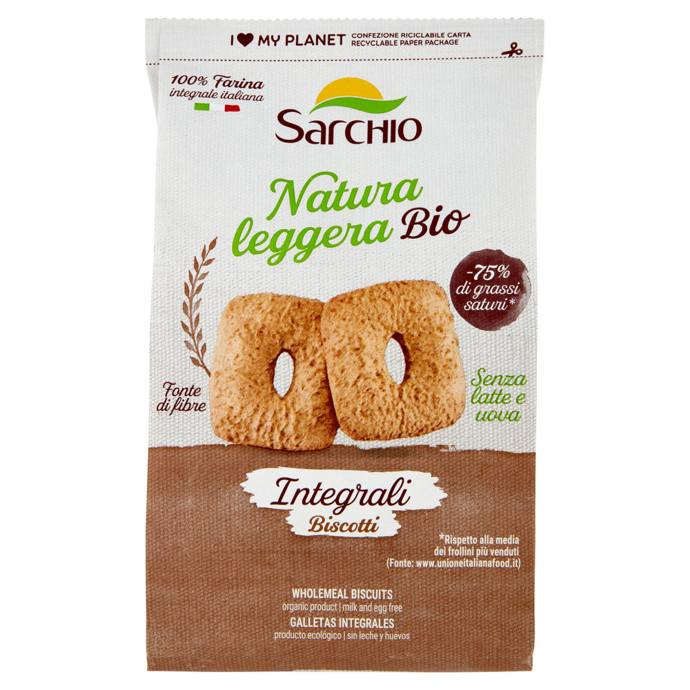 BISCOTTI INTEGRALI BIO SARCHIO G 250 - 2