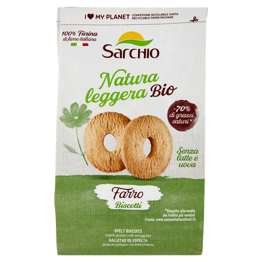 BISCOTTI AL FARRO BIO SARCHIO G 250 - 2