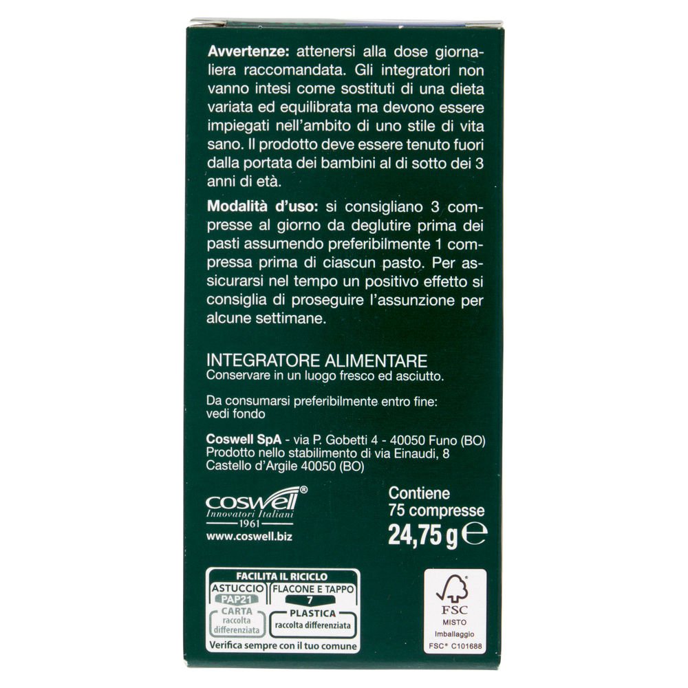 INTEGRATORE MIRTILLO 600 75 CPR L'ANGELICA ADVANCE G24,75 - 1