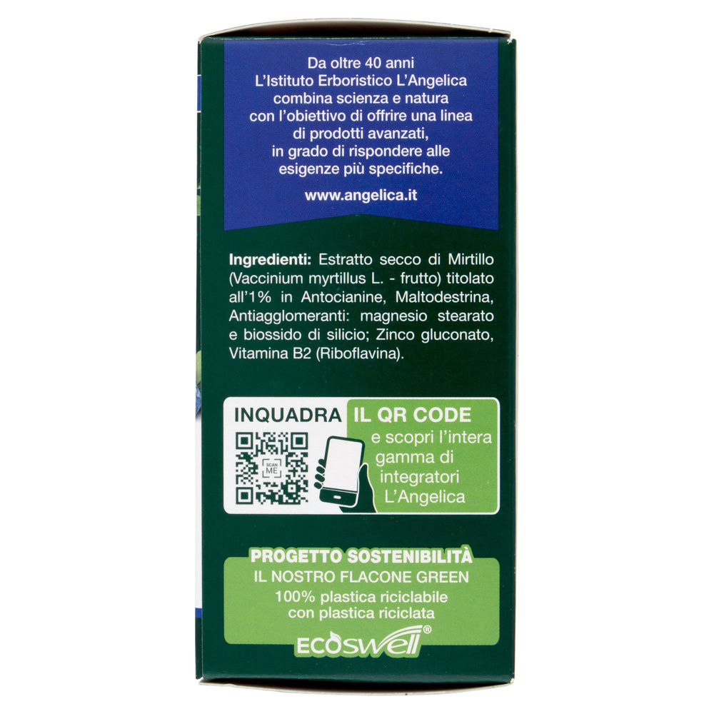 INTEGRATORE MIRTILLO 600 75 CPR L'ANGELICA ADVANCE G24,75 - 3