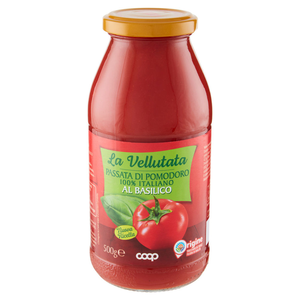 PASSATA VELLUTATA AL BASILICO ORIGINE COOP G500 - 2