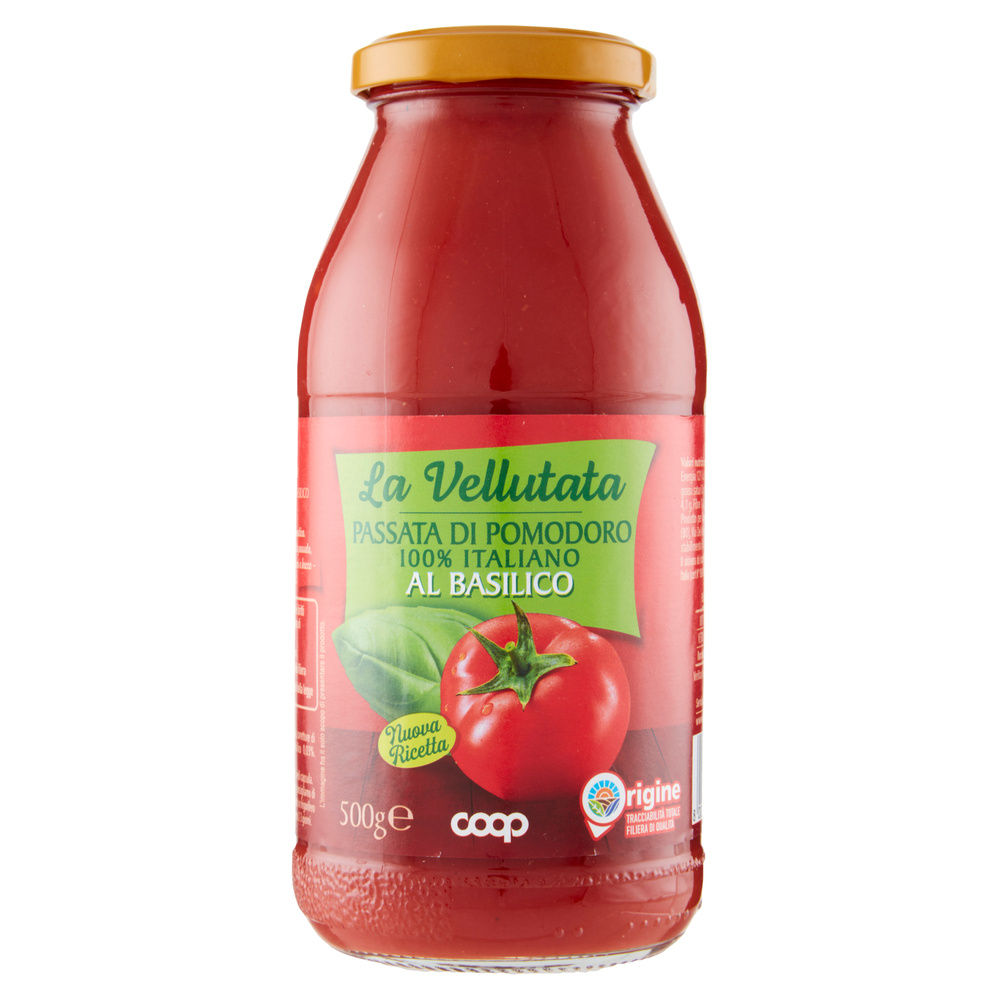 PASSATA VELLUTATA AL BASILICO ORIGINE COOP G500 - 7