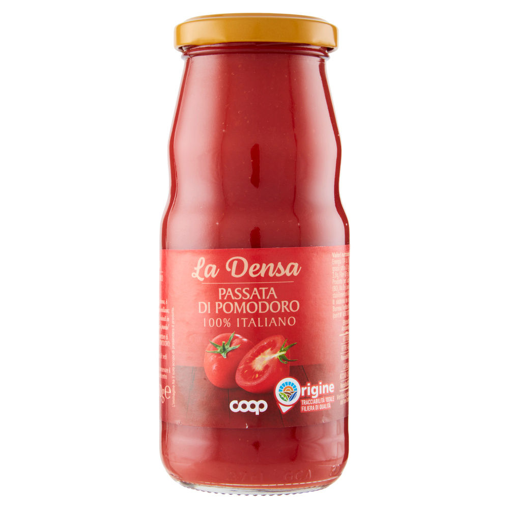 PASSATA DI POMODORO ORIGINE COOP SELEZIONE LA DENSA BTG SINGOLA G 350 - 6