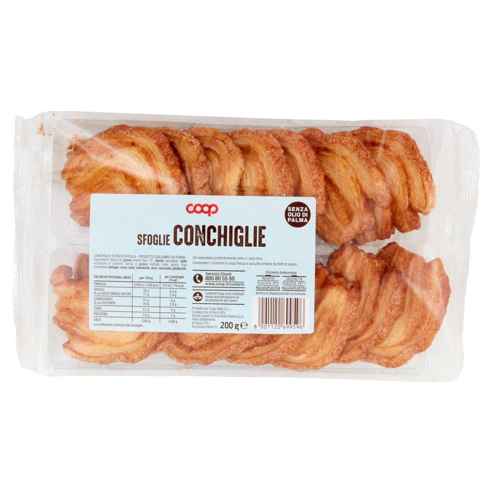 SFOGLIE CONCHIGLIE COOP G 200 NO PALMA - 3