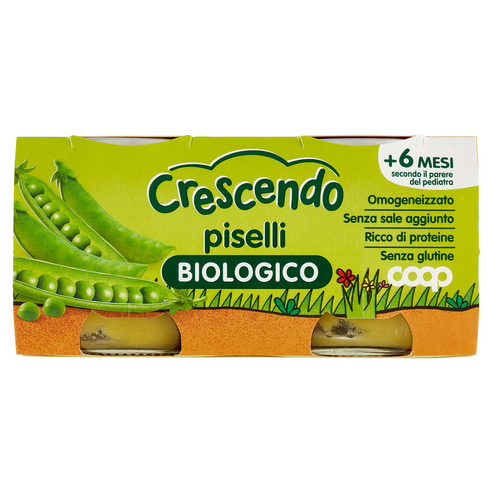 OMOGENEIZZATO PISELLI BIO COOP CRESCENDO G80X2 - 0