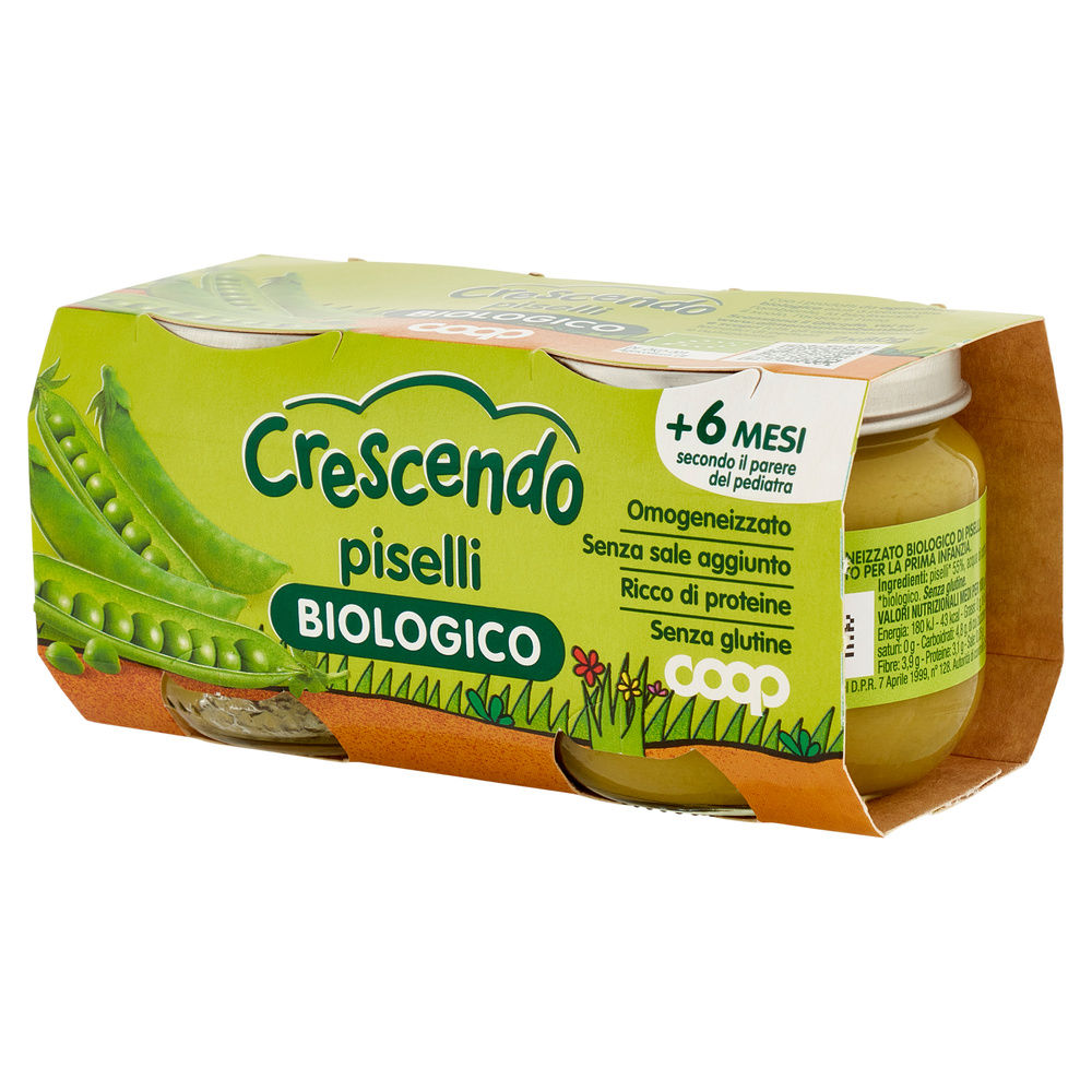 OMOGENEIZZATO PISELLI BIO COOP CRESCENDO G80X2 - 8