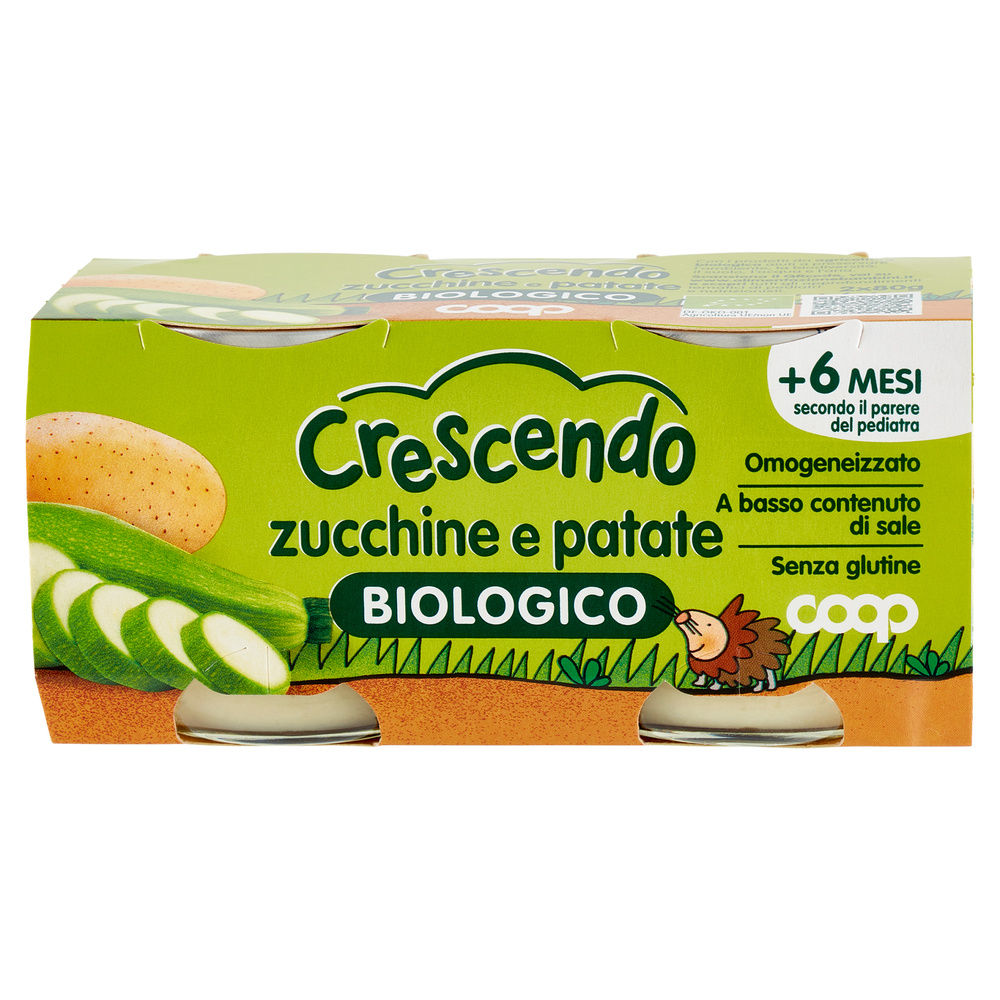 OMOGENEIZZATO VERDURE PATATE E ZUCCHINE BIO COOP CRESCENDO G80 - 2