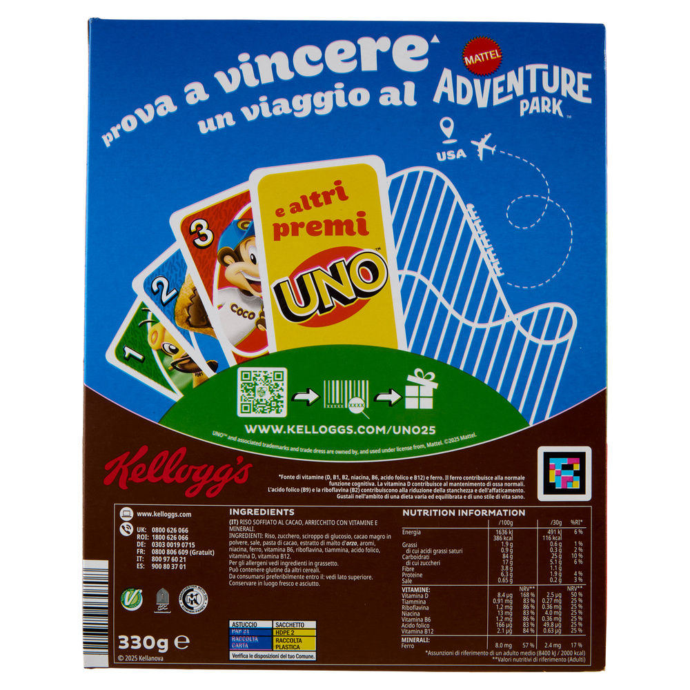 RISETTI COCO POPS KELLOG G330 - 20