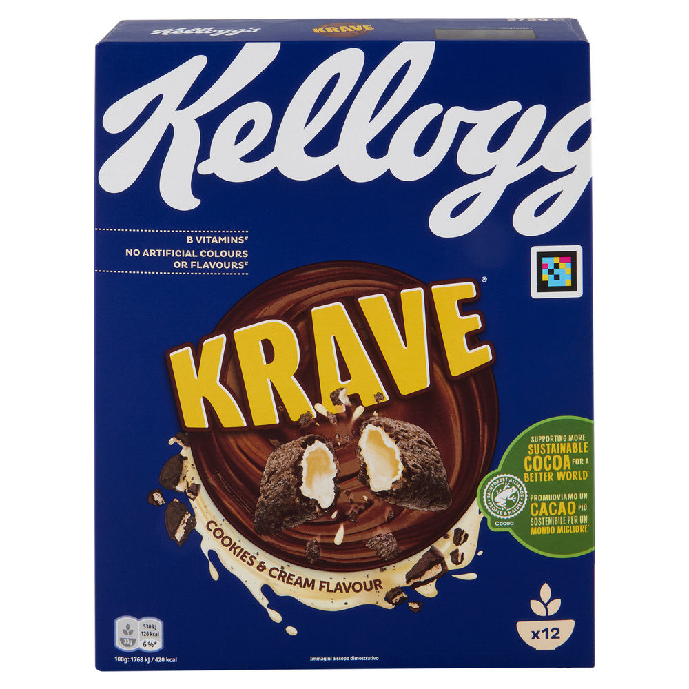 CHOCO KRAVE COOKIE & CREAM KELLOG G375 - 2