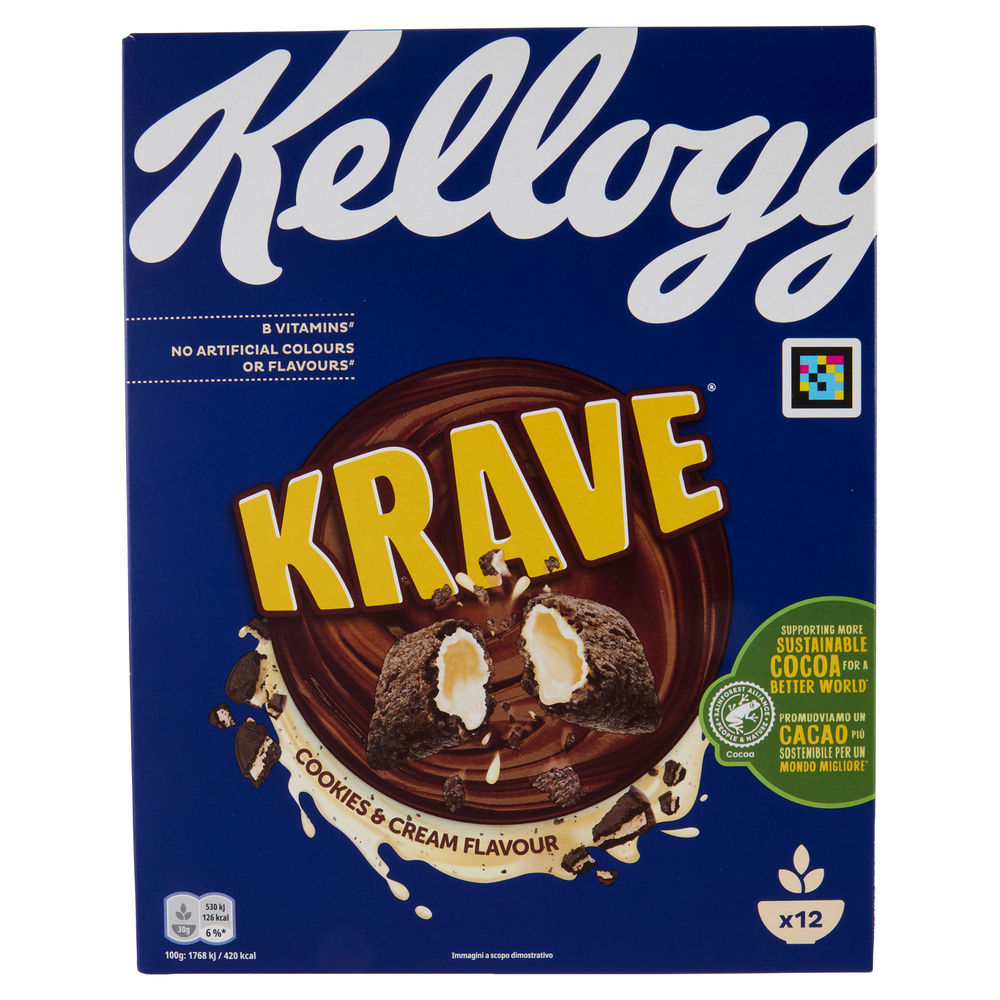 CHOCO KRAVE COOKIE & CREAM KELLOG G375 - 7