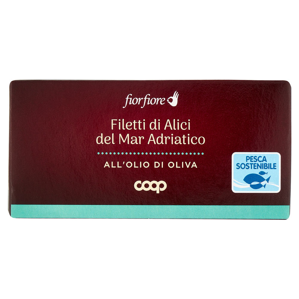 FILETTI DI ALICI DELL'ADRIATICO VASCHETTA FIOR FIORE COOP VASCHETTA G 46 - 0