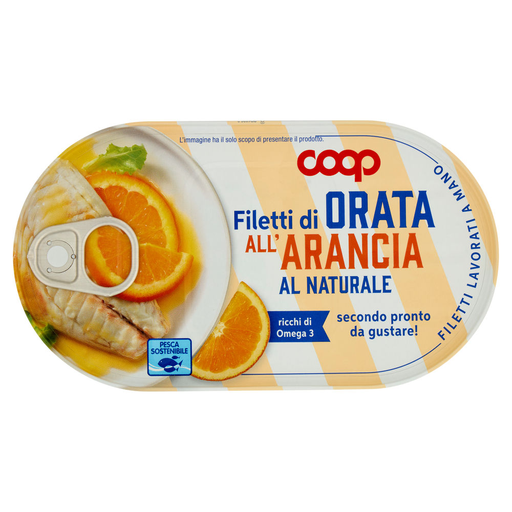 Filetti di orata all'arancia coop g 145 sgoc g 100