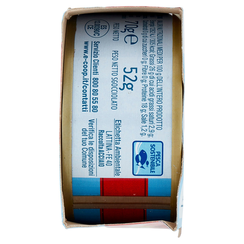 TONNO AROMATIZZATO CON PEPERONCINO LATTINA COOP  LATTINA G 70X3 - 5