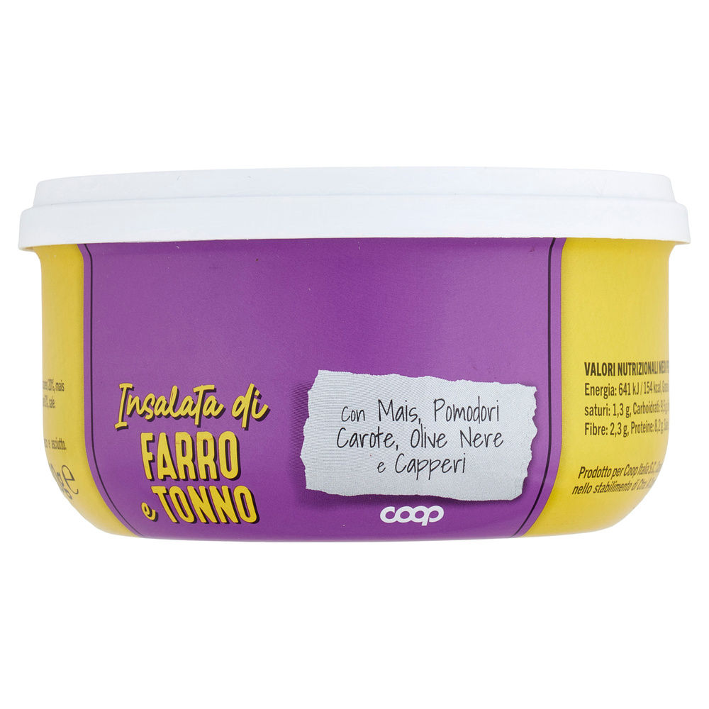 INSALATA FARRO CON TONNO COOP LATTINA  G 230 - 7