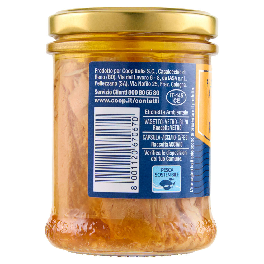 FILETTI DI TONNO YF O.OLIVA CON POMODORI SECCHI COOP G 190 - 4