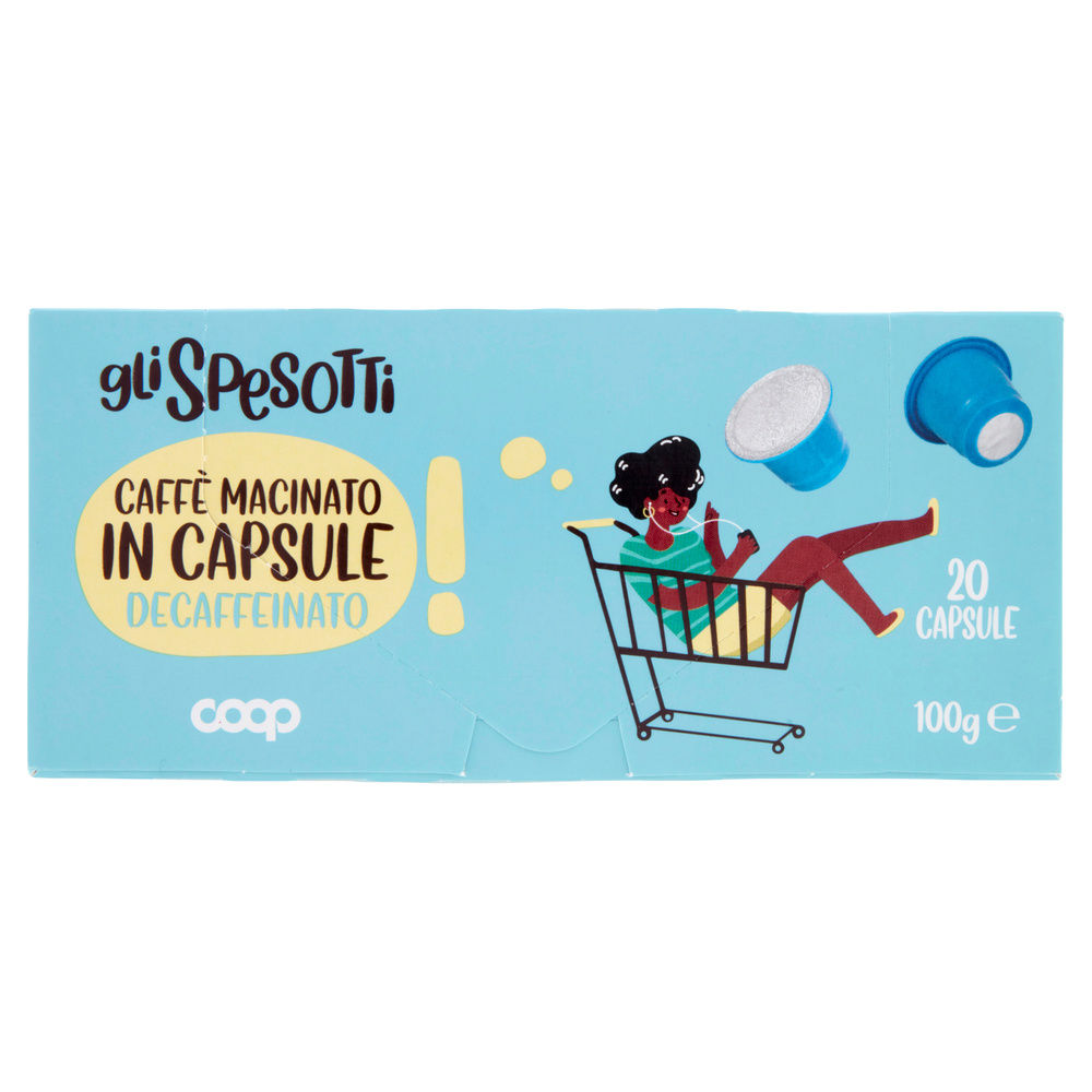 CAPSULE CAFFE DECA COMP NESPRESSO GLI SPESOTTI COOP 20 PZ G 100 - 7