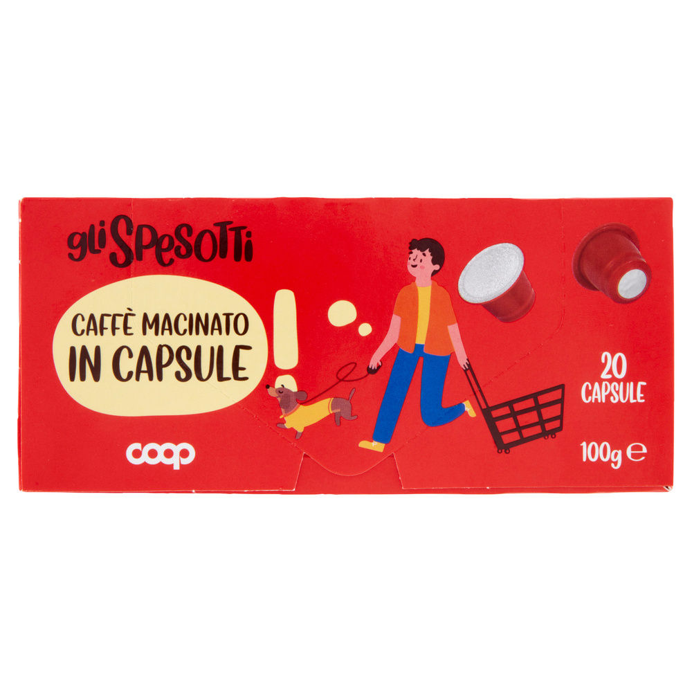 CAPSULE CAFFE MISCELA COMP NESPRESSO GLI SPESOTTI COOP 20 PZ G 100 - 3