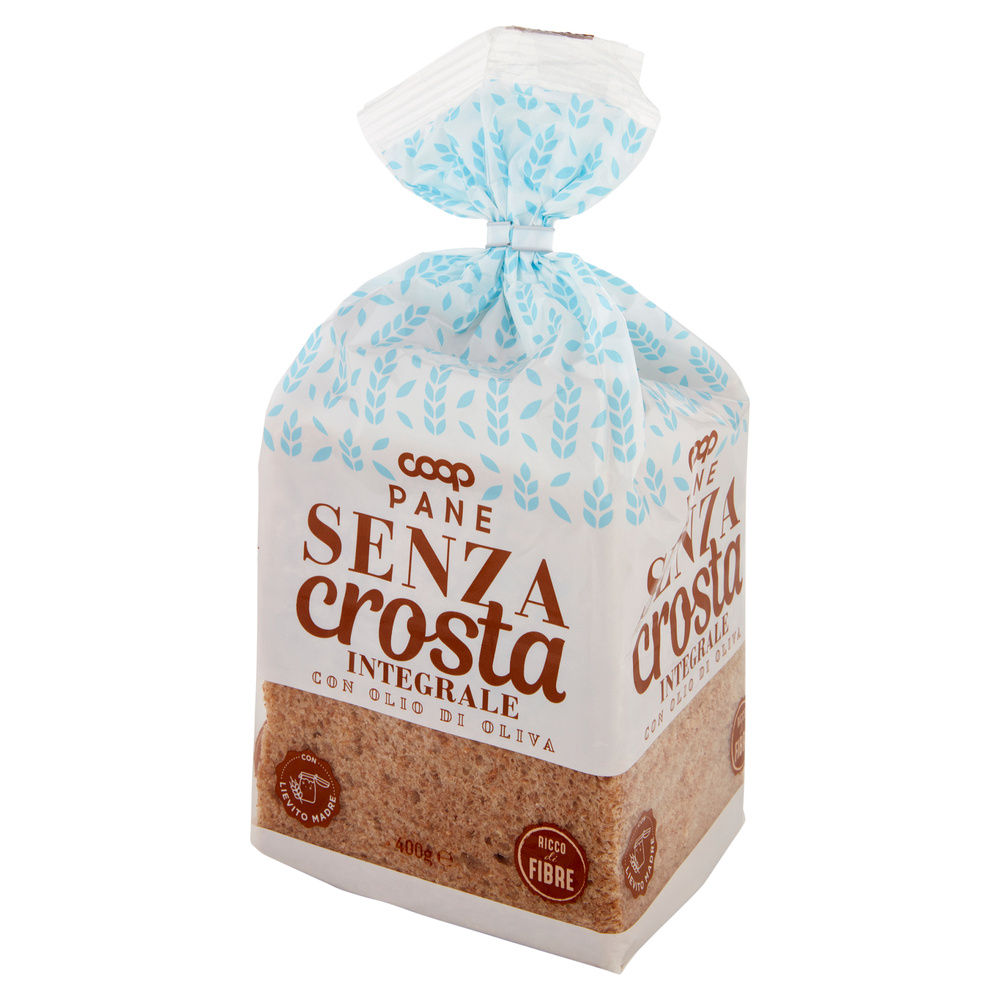 PANE SENZA CROSTA INTEGRALE COOP G 400 - 8