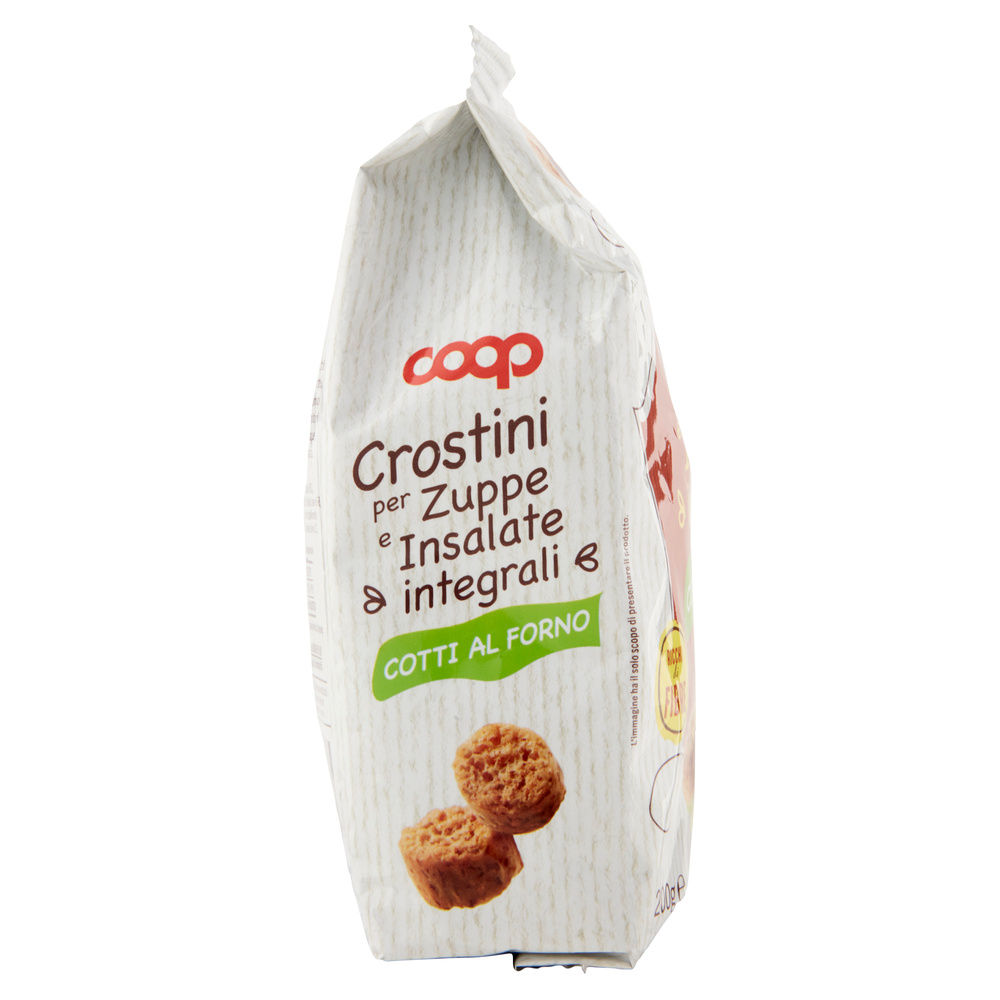 CROSTINI PER ZUPPE E INSALATE INTEGRALI SACCHETTO COOP G 200 - 3