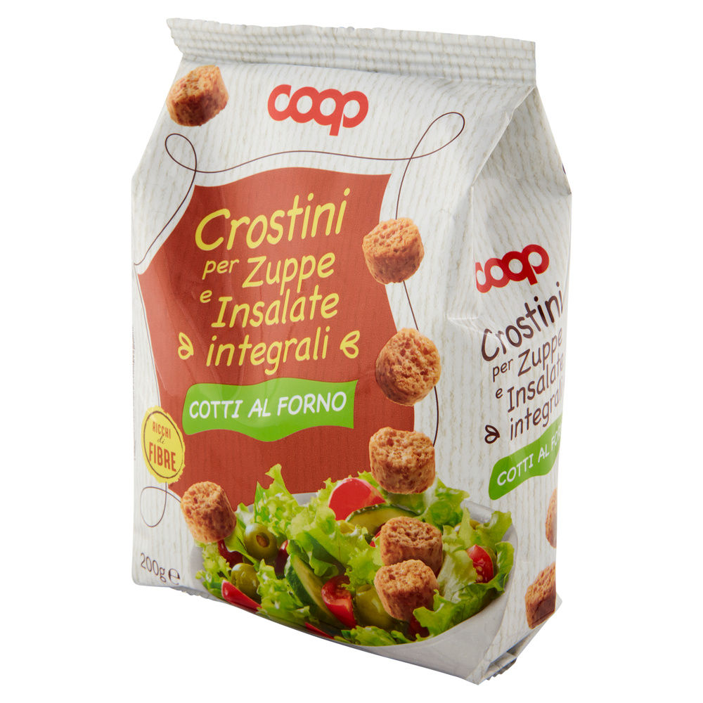 CROSTINI PER ZUPPE E INSALATE INTEGRALI SACCHETTO COOP G 200 - 7