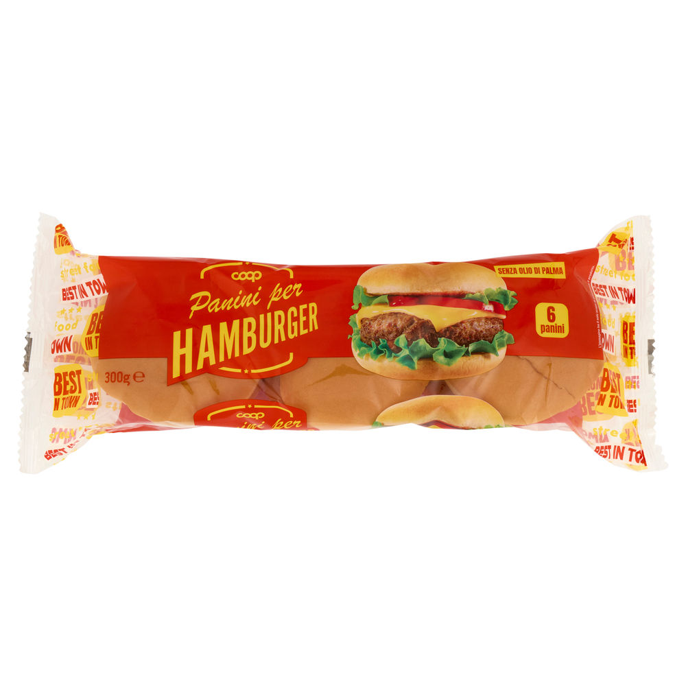 Panini per hamburger coop x 6 g300