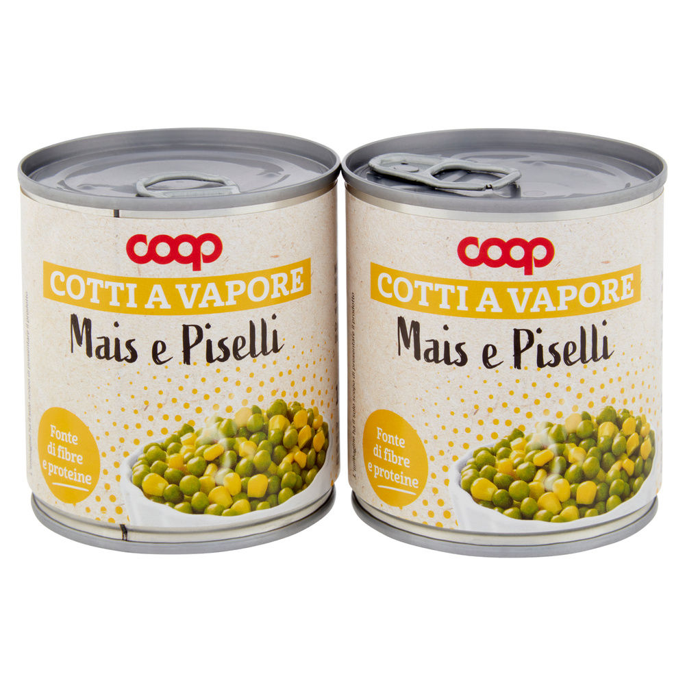 MAIS E PISELLI COTTI AL VAPORE COOP CLUSTER LATTINA G 170X2 SGOCC G 140X2 - 2