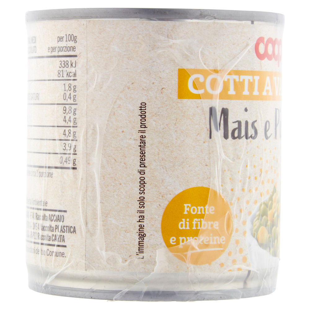 MAIS E PISELLI COTTI AL VAPORE COOP CLUSTER LATTINA G 170X2 SGOCC G 140X2 - 4