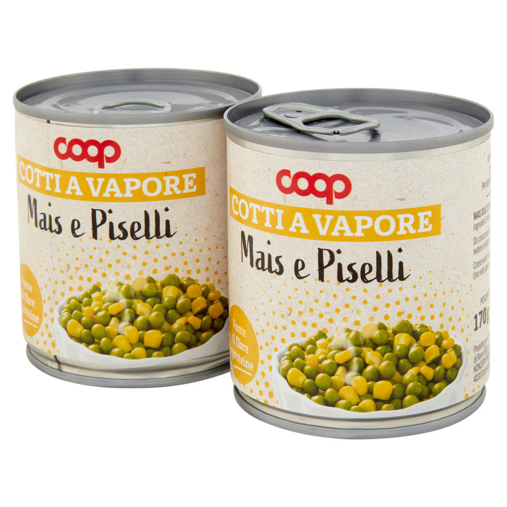 MAIS E PISELLI COTTI AL VAPORE COOP CLUSTER LATTINA G 170X2 SGOCC G 140X2 - 8