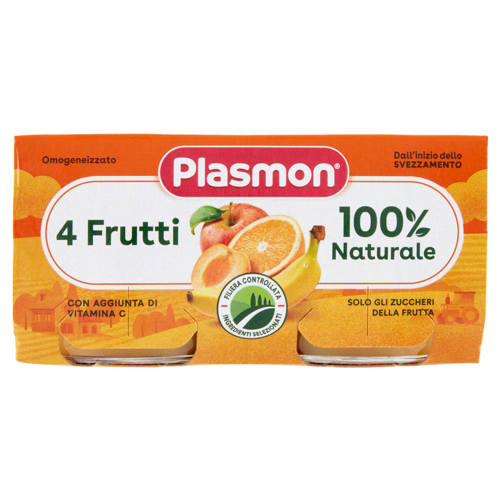 OMOGENEIZZATO 4 FRUTTI PLASMON G 2X80 G 160 - 0