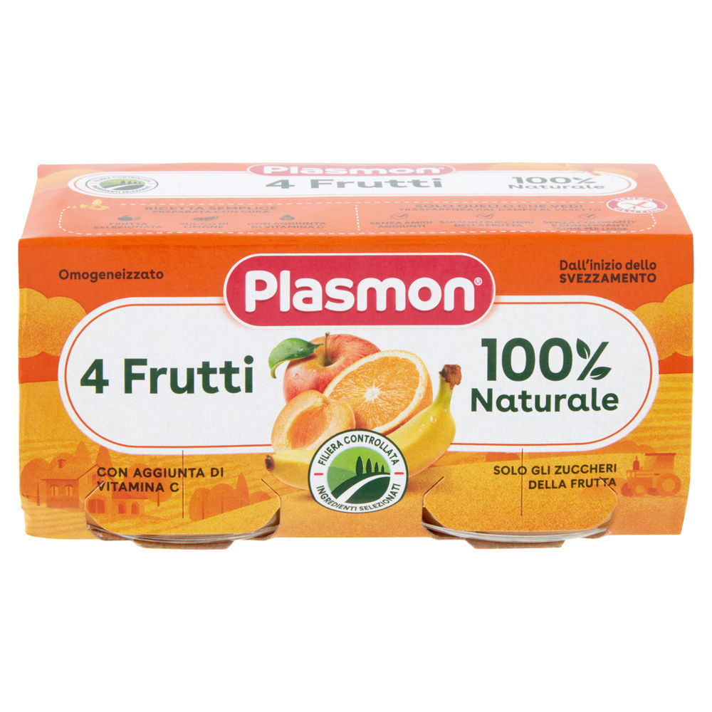 OMOGENEIZZATO 4 FRUTTI PLASMON G 2X80 G 160 - 2