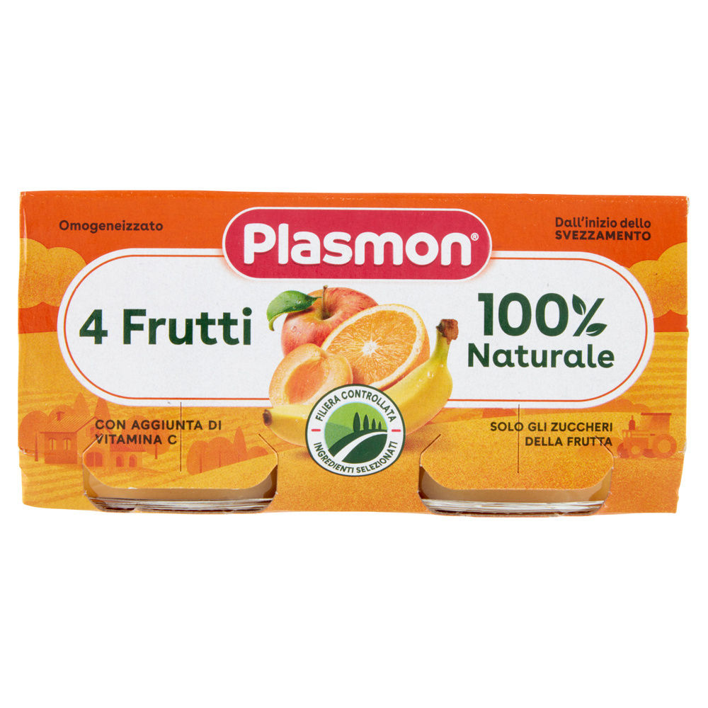 OMOGENEIZZATO 4 FRUTTI PLASMON G 2X80 G 160 - 7